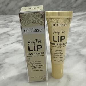 Purlisse Juicy Tint Lip Nourisher • Glazed Shine • 0.17 Fl Oz